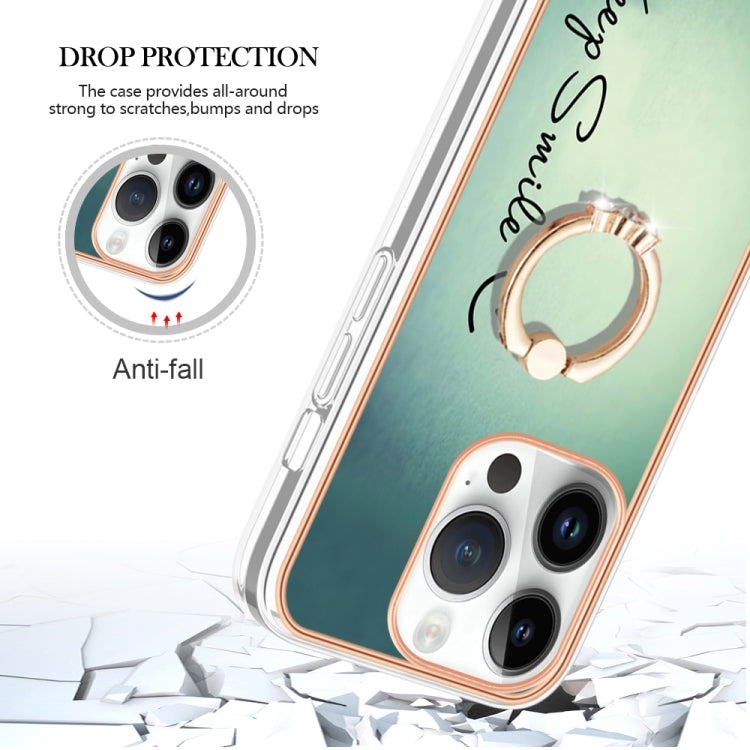 Electroplating Dual-side IMD Phone Case with Ring Holder, Series 4