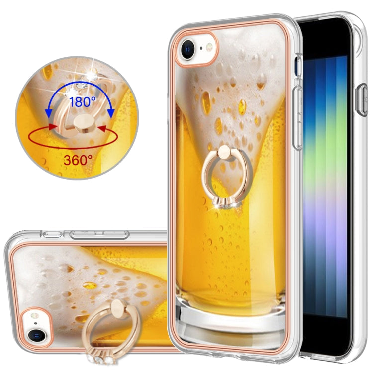 Electroplating Dual-side IMD Phone Case with Ring Holder, Series 5