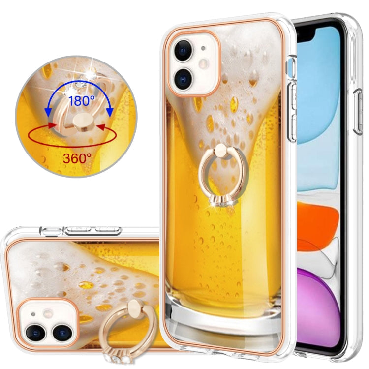 Electroplating Dual-side IMD Phone Case with Ring Holder, Series 1