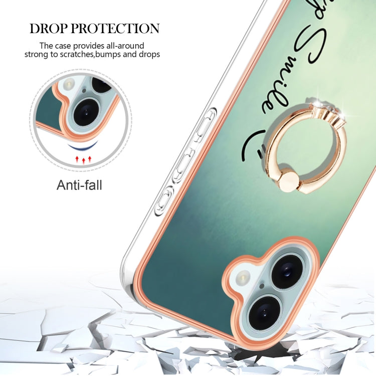 Electroplating Dual-side IMD Phone Case with Ring Holder, Series 2