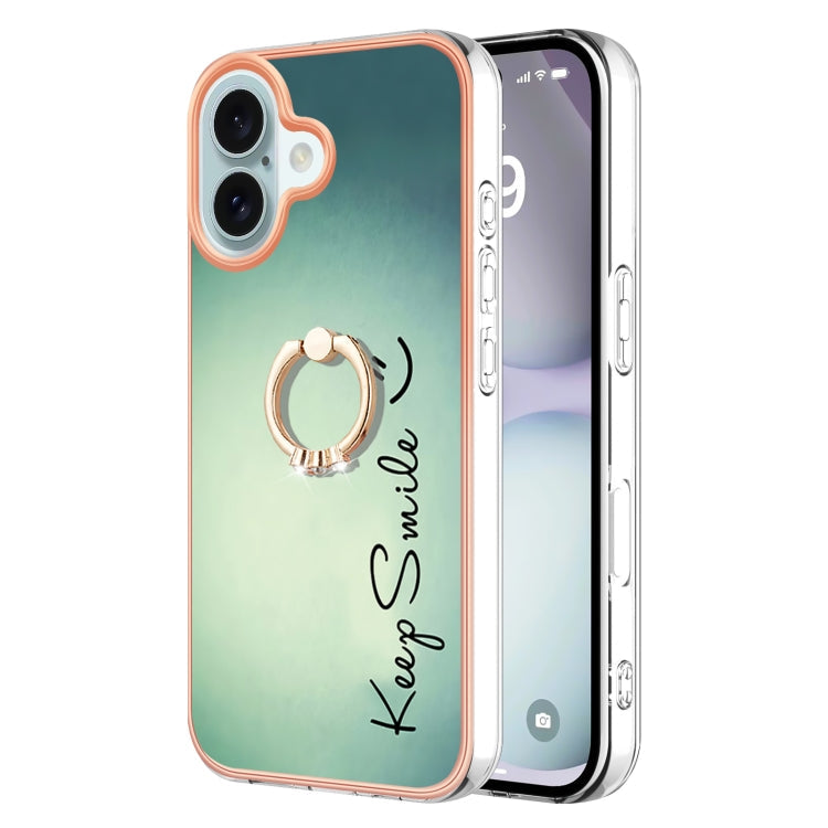 Electroplating Dual-side IMD Phone Case with Ring Holder, Series 2