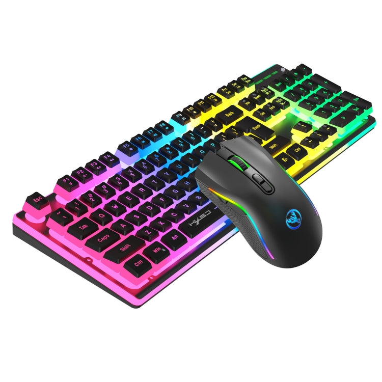 HXSJ L96 2.4G Wireless RGB Backlit Keyboard and Mouse Set 104 Pudding Key Caps + 4800DPI Mouse My Store