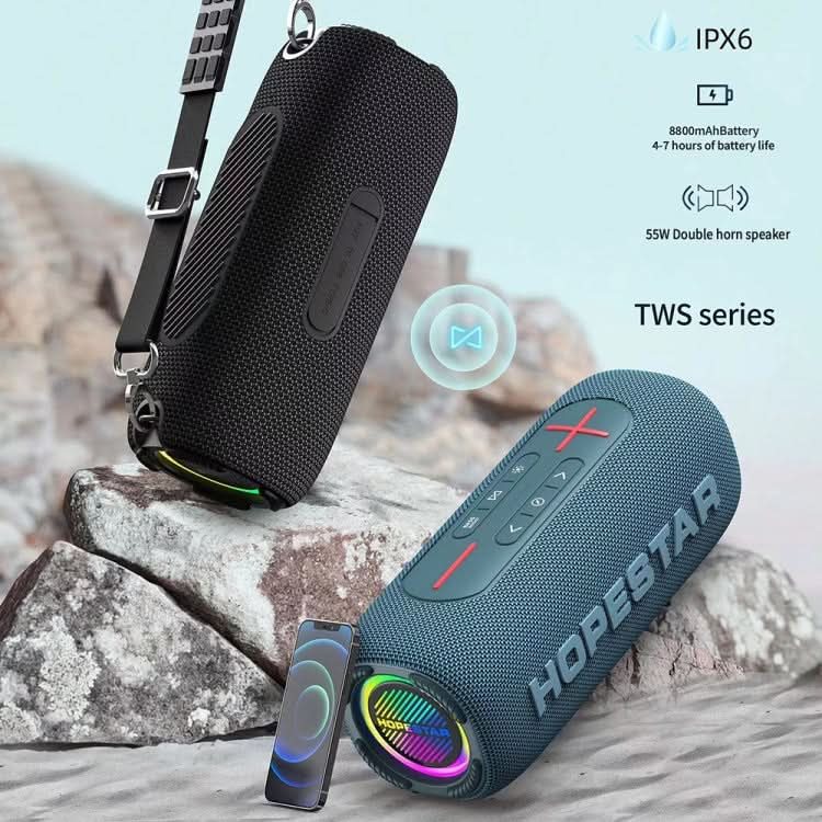 HOPESTAR P32Max 55W IPX6 Waterproof Portable Wireless Bluetooth Speaker