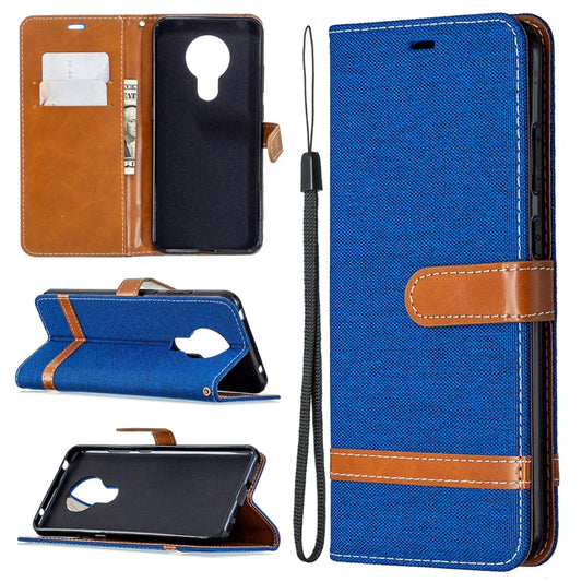 Denim Texture Horizontal Flip Leather Case with Holder & Card Slots & Wallet & Lanyard