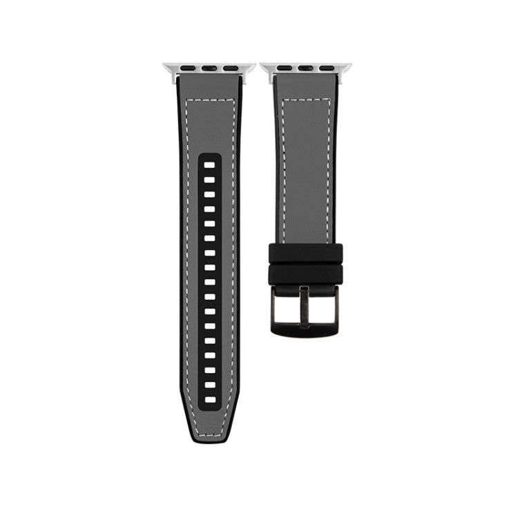 Hybrid Leather Silicone Watch Band, Series 5