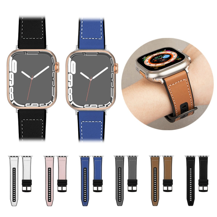 Hybrid Leather Silicone Watch Band, Series 1