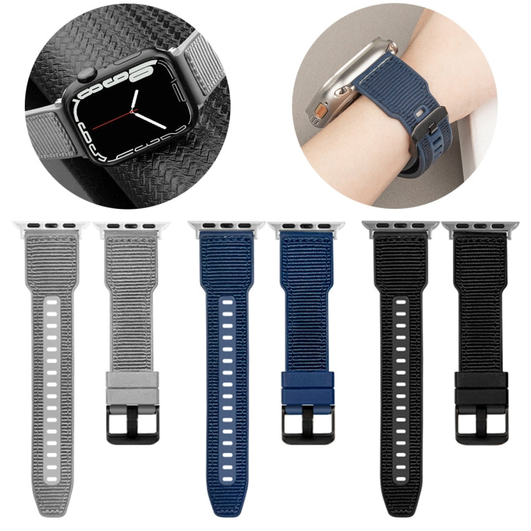 Hybrid Braid Nylon Silicone Watch Band, Series 1