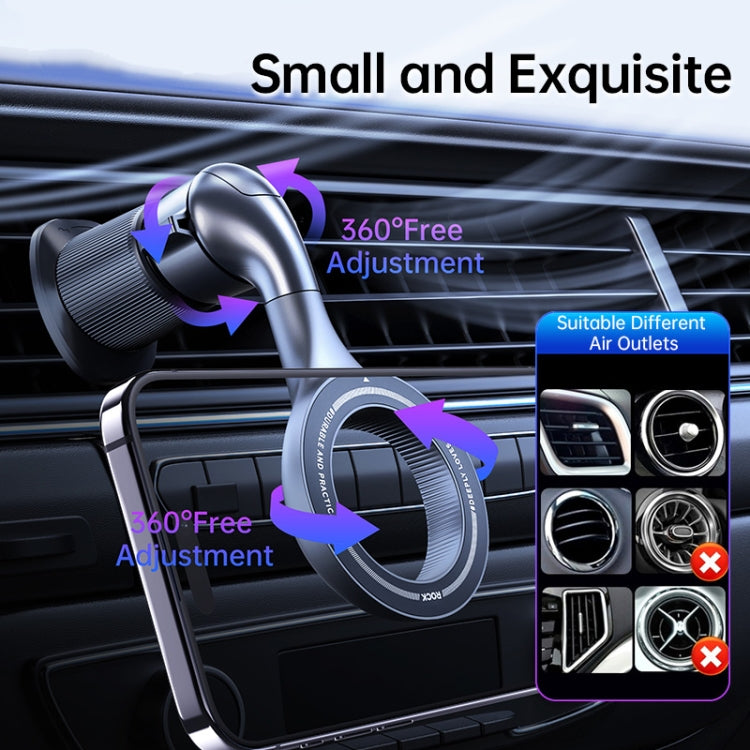 ROCK RPH1000 Car Air Vent Rotating Magnetic Ring Phone Mount ÎҵÄÉ̵ê