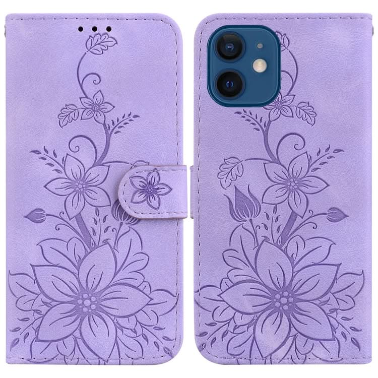 Lily Embossed Leather Phone Case, Series 4