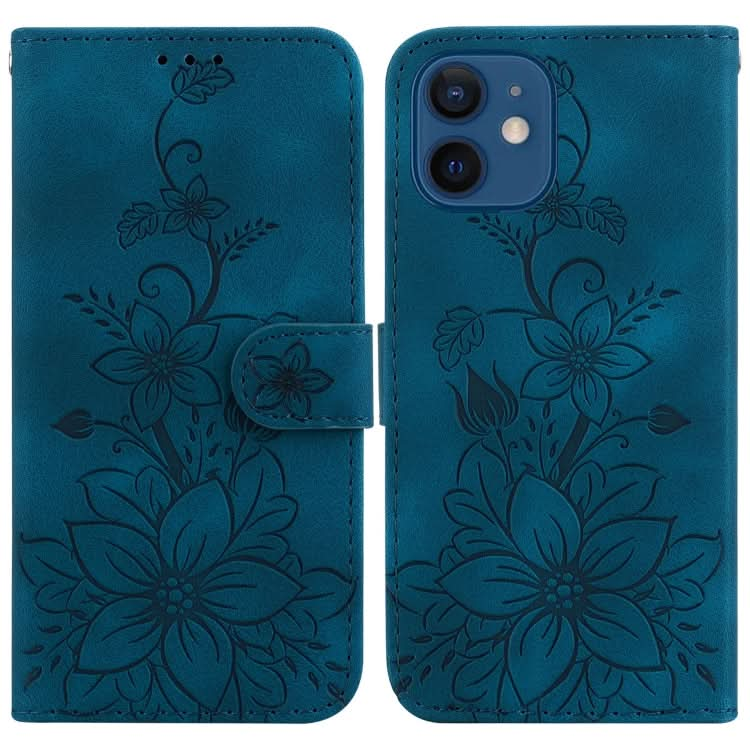 Lily Embossed Leather Phone Case, Series 4