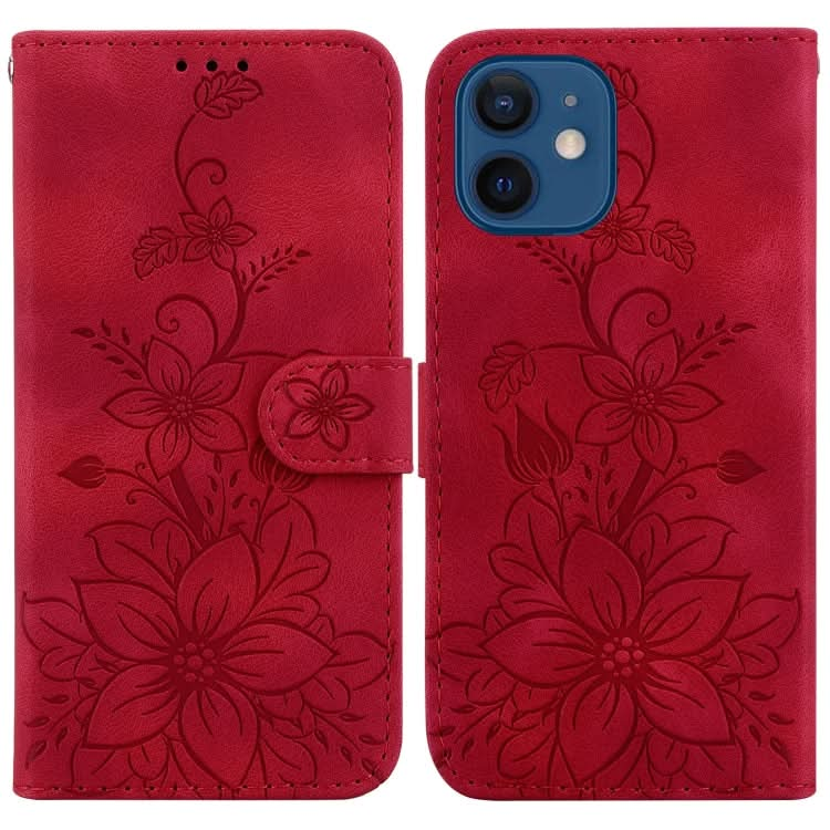 Lily Embossed Leather Phone Case, Series 4