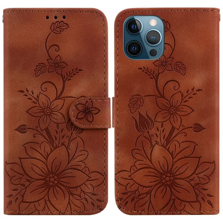 Lily Embossed Leather Phone Case, Series 3