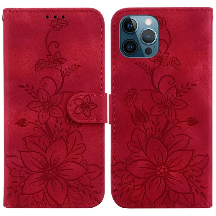 Lily Embossed Leather Phone Case, Series 3