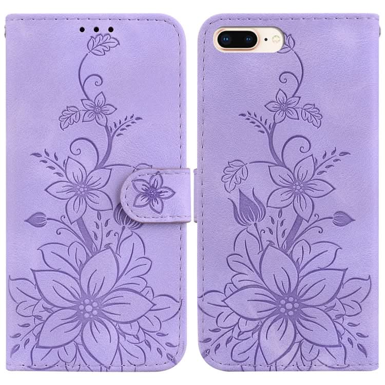 Lily Embossed Leather Phone Case, Series 1