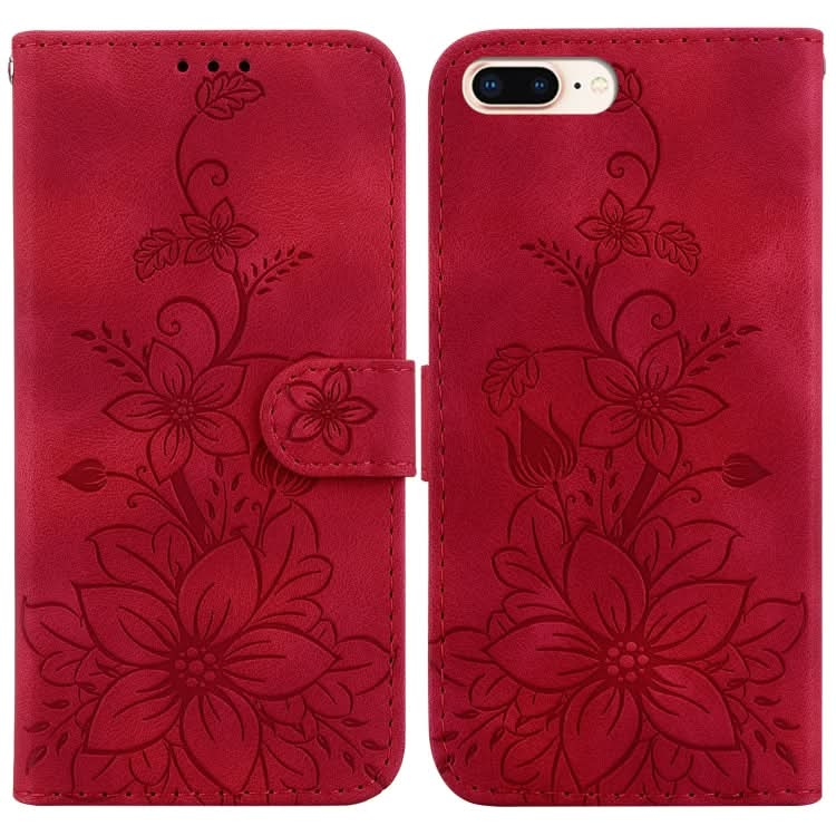 Lily Embossed Leather Phone Case, Series 1