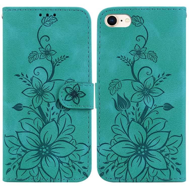 Lily Embossed Leather Phone Case, Series 5