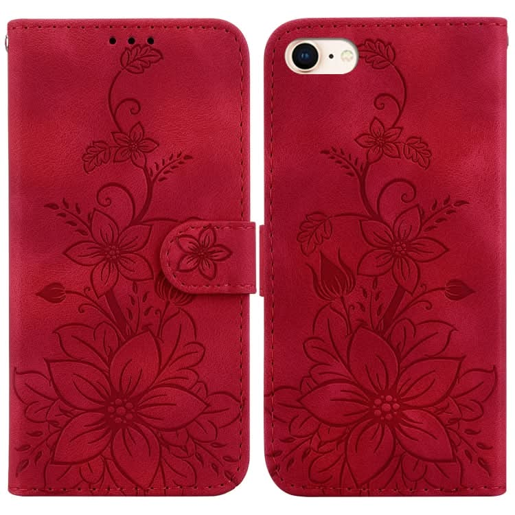 Lily Embossed Leather Phone Case, Series 5