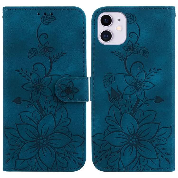 Lily Embossed Leather Phone Case, Series 1