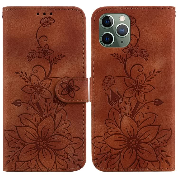 Lily Embossed Leather Phone Case, Series 4