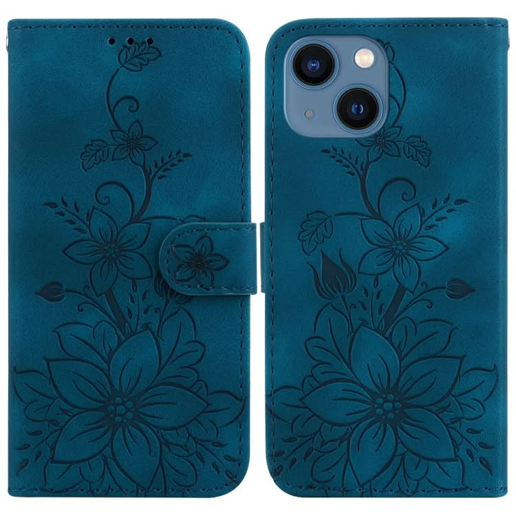 Lily Embossed Leather Phone Case, Series 6