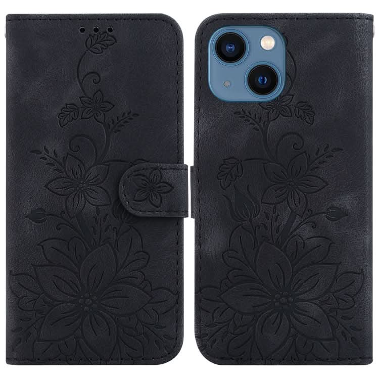 Lily Embossed Leather Phone Case, Series 6