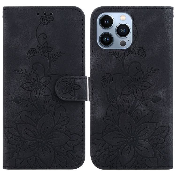 Lily Embossed Leather Phone Case, Series 1