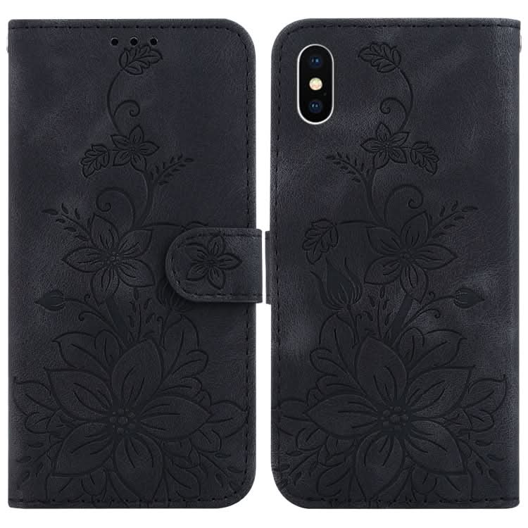 Lily Embossed Leather Phone Case, Series 3