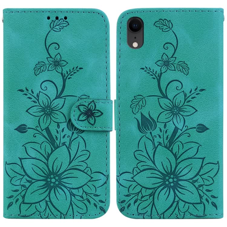 Lily Embossed Leather Phone Case, Series 1