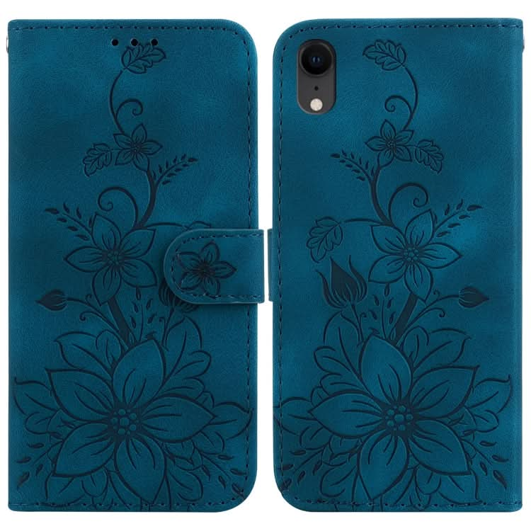 Lily Embossed Leather Phone Case, Series 1