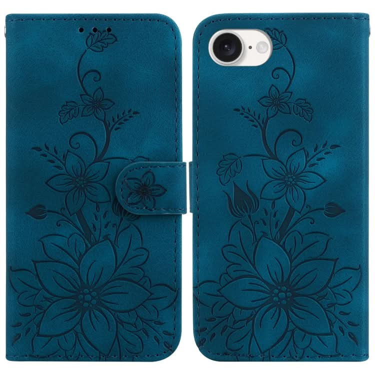 Lily Embossed Leather Phone Case, Series 3