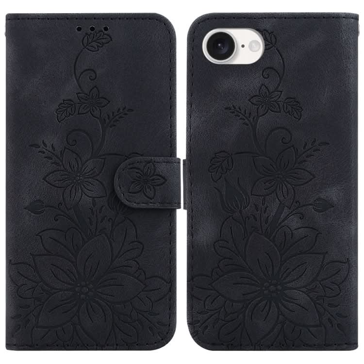 Lily Embossed Leather Phone Case, Series 3