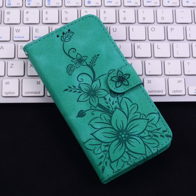 Lily Embossed Leather Phone Case, Series 3