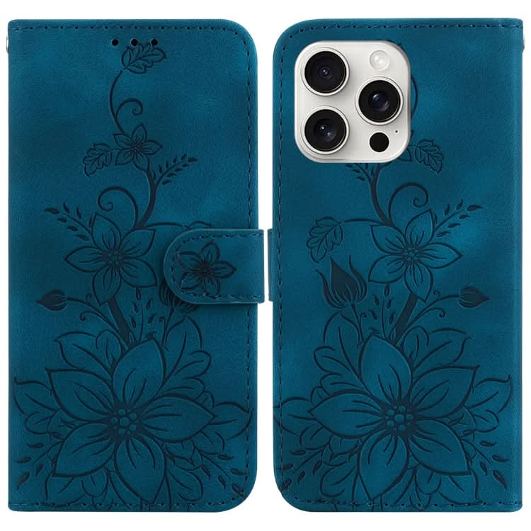 Lily Embossed Leather Phone Case, Series 3