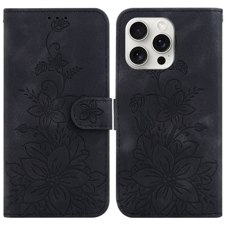 Lily Embossed Leather Phone Case, Series 3