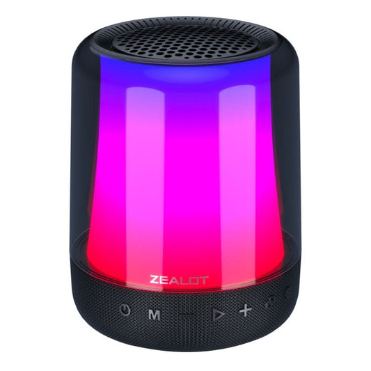 Zealot S66 Portable RGB Light Wireless Bluetooth Speaker Outdoor Subwoofer