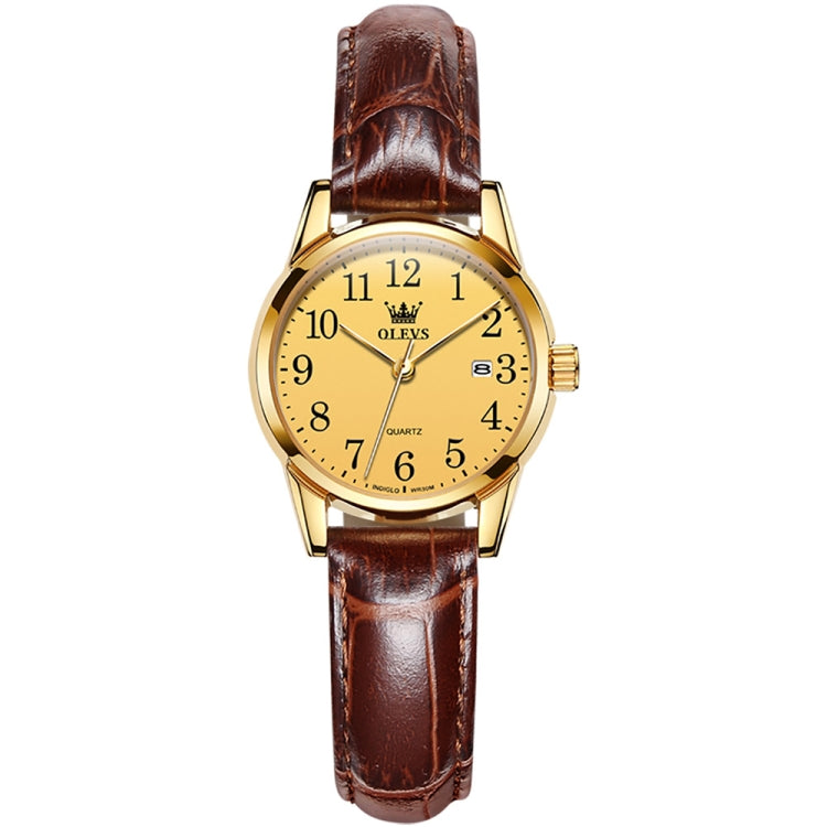 OLEVS 5566 Women Simple Single Calendar Waterproof Quartz Watch Reluova