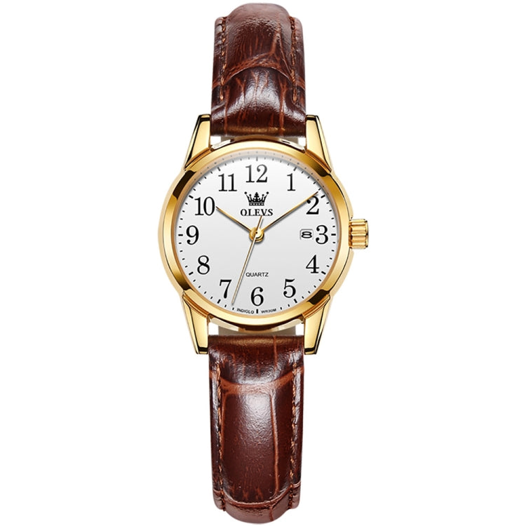 OLEVS 5566 Women Simple Single Calendar Waterproof Quartz Watch Reluova