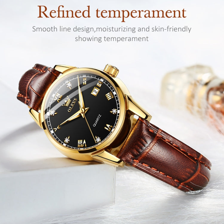 OLEVS 6896 Women Multifunctional Luminous Waterproof Quartz Watch