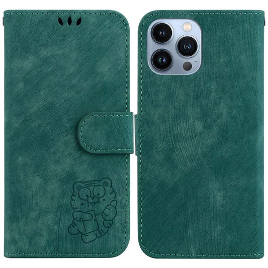 Little Tiger Embossed Leather Phone Case, Series 5