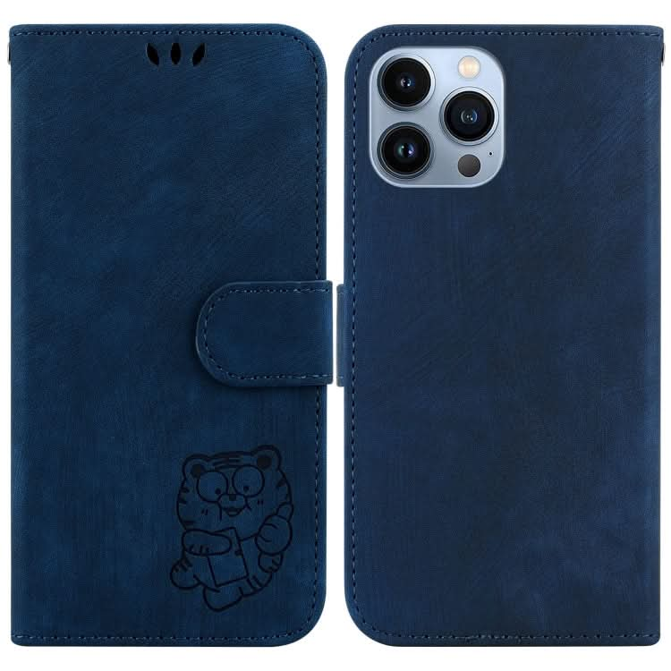 Little Tiger Embossed Leather Phone Case, Series 5