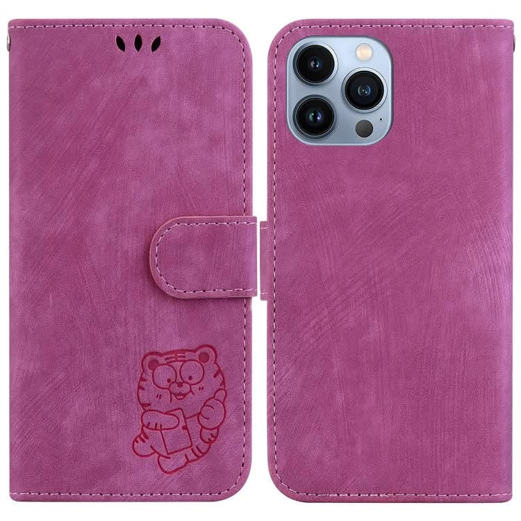 Little Tiger Embossed Leather Phone Case, Series 5