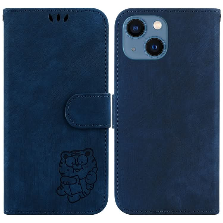 Little Tiger Embossed Leather Phone Case, Series 5