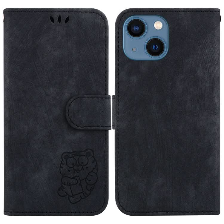 Little Tiger Embossed Leather Phone Case, Series 5