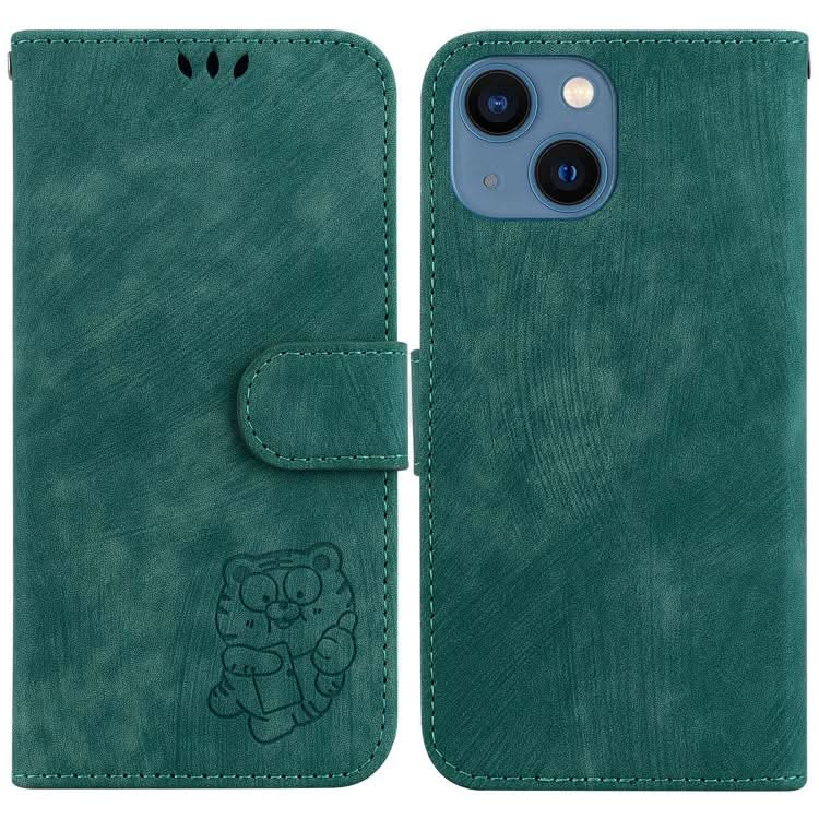 Little Tiger Embossed Leather Phone Case, Series 4