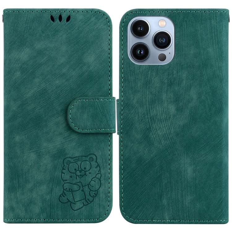 Little Tiger Embossed Leather Phone Case, Series 4