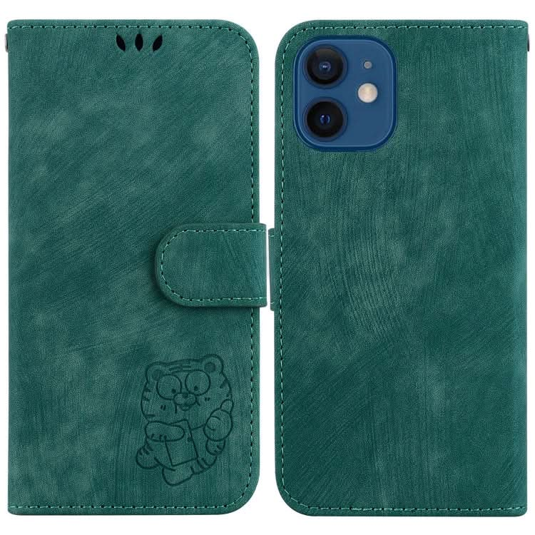 Little Tiger Embossed Leather Phone Case, Series 4