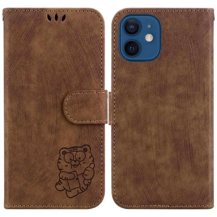 Little Tiger Embossed Leather Phone Case, Series 4