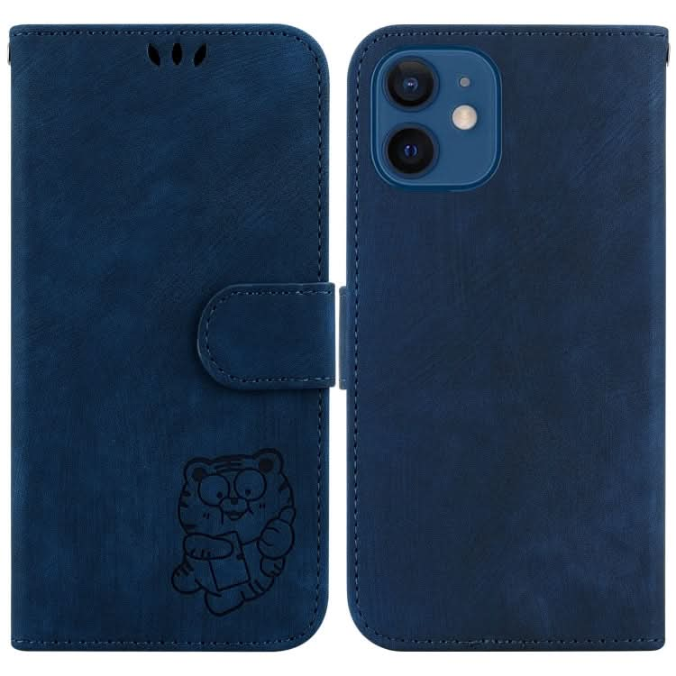 Little Tiger Embossed Leather Phone Case, Series 4