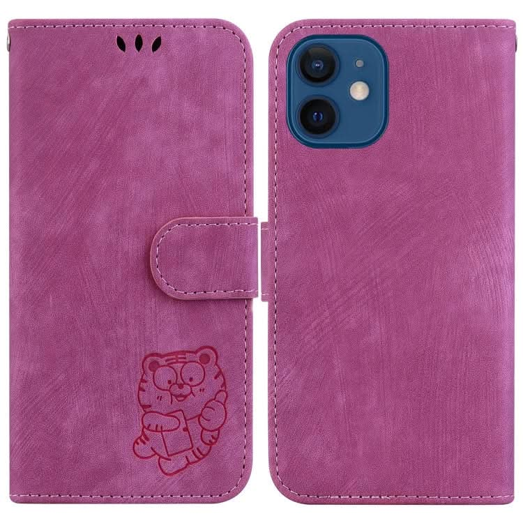 Little Tiger Embossed Leather Phone Case, Series 4