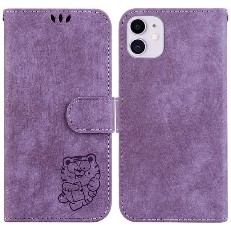 Little Tiger Embossed Leather Phone Case, Series 1